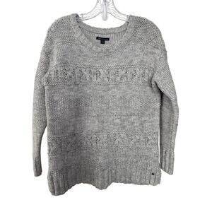 A&E Wool Blend Gray Sweater Size S